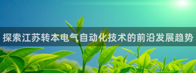凯发正规网站：探索江苏转本电气自动化技术的前沿发展